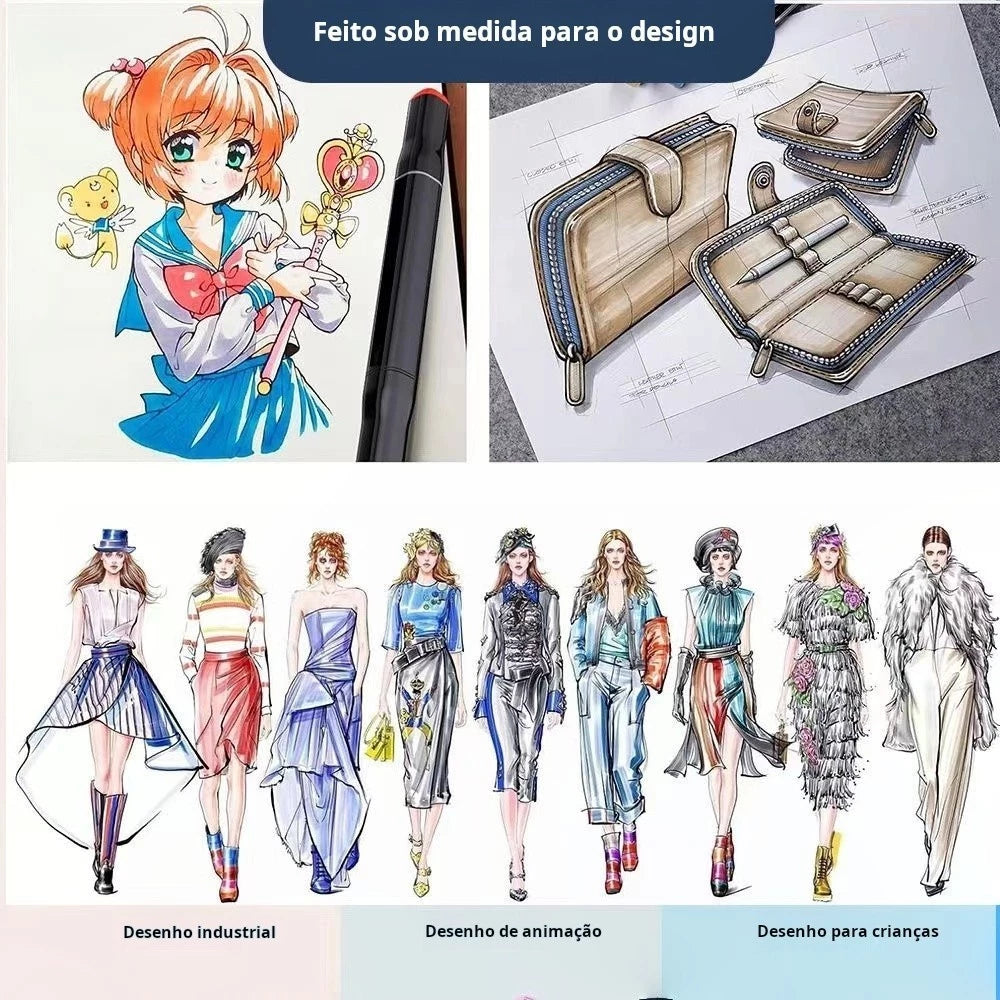 Marcadores Doble Punta X80