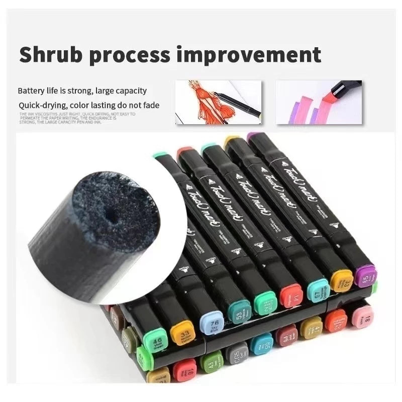 Marcadores Doble Punta X80