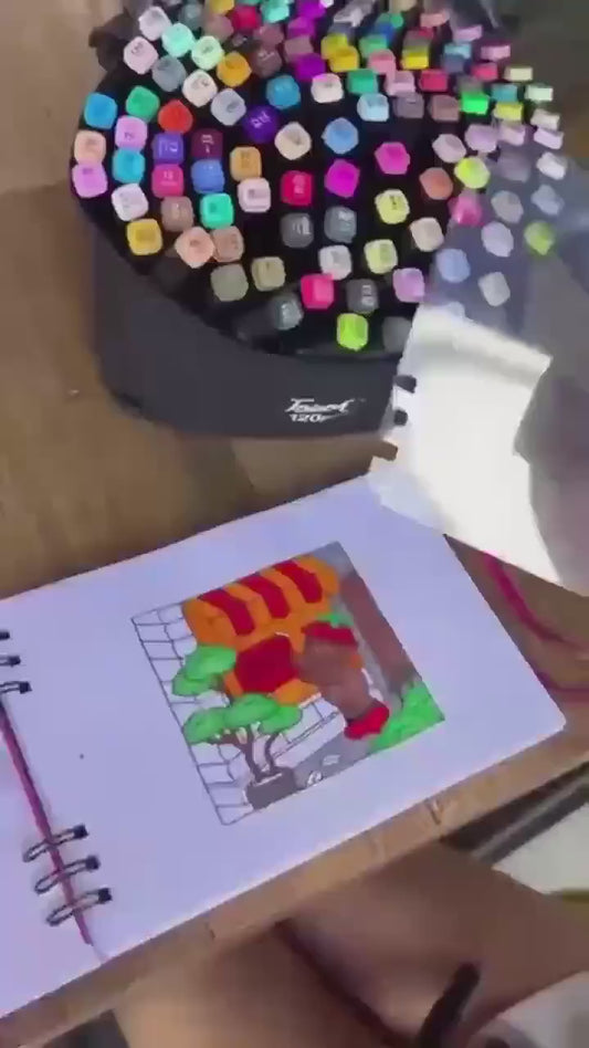 Marcadores Doble Punta X80